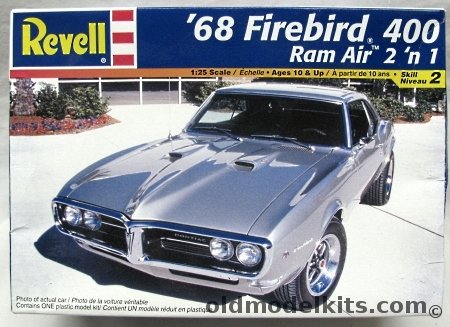 Revell 1/25 1968 Pontiac Firebird 400 Ram Air - Build it Stock or as 'Thumper II' Drag Car, 85-2342 plastic model kit